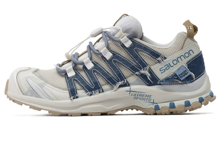 SALOMON XA PRO 3D LA YAUTE Cushioning Slip Resistant Low top Running Shoes Unisex Blue White