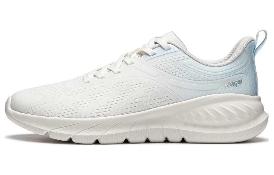 Li-Ning Li Ning Fabric Low top Casual Running Shoes Women's White Blue