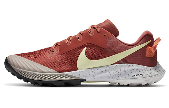 Nike Nike Air Zoom Terra Kiger 6 Mesh Cushioning Slip Resistant Low top Running Shoes Men's Taupe