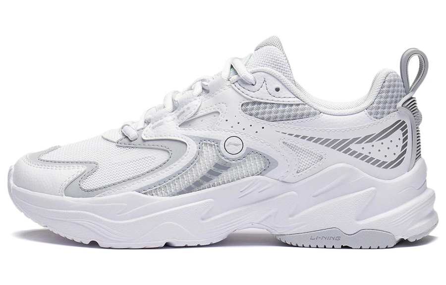 Li-Ning Li Ning Comfortable Textile, Synthetic Leather Cushioning Slip Resistant Abrasion Resistant Low top Running Shoes