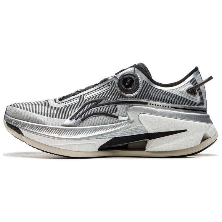 Li-Ning Li Ning Furious Rider 8 PRO Slip Resistant Abrasion Resistant Low top Running Shoes Men's Gray Black White