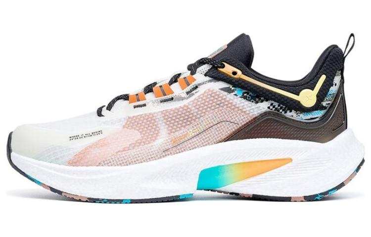 XTEP Speeding 3.0 Running Shoes Men's Low Top Sail White/Ice Cream Yellow/Black