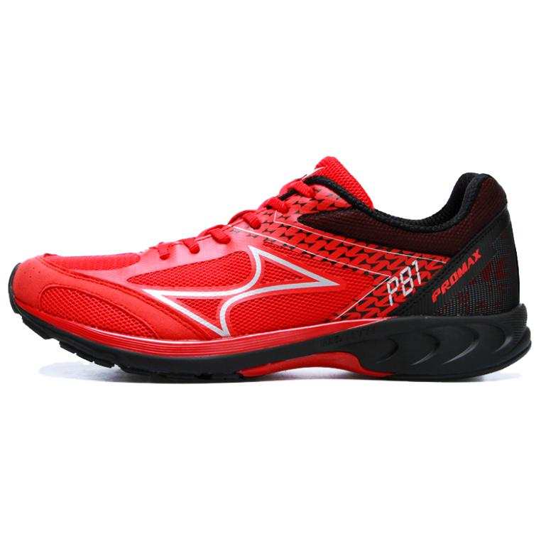 HEALTH PB1 Cushioning Slip Resistant Cushioning Slip Resistant Low top Running Shoes Unisex Red Black