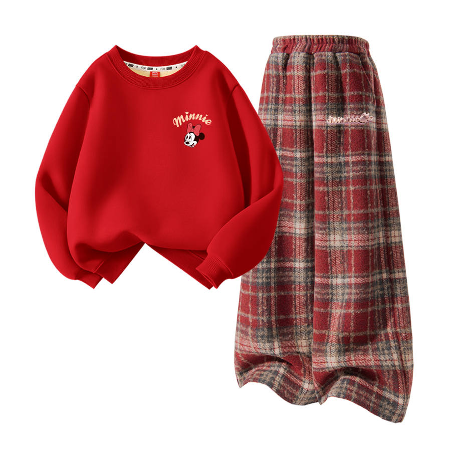 Disney Kids Casual Sportswear Crew Neck Thickness