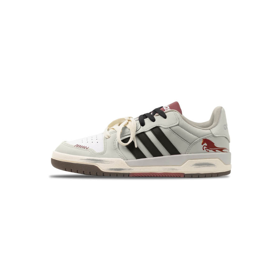 Adidas Adidas ENTRAP Three Kingdoms Yulan Magnolia White Dragon Horse Synthetic Leather Low top Skateboard Shoes Unisex
