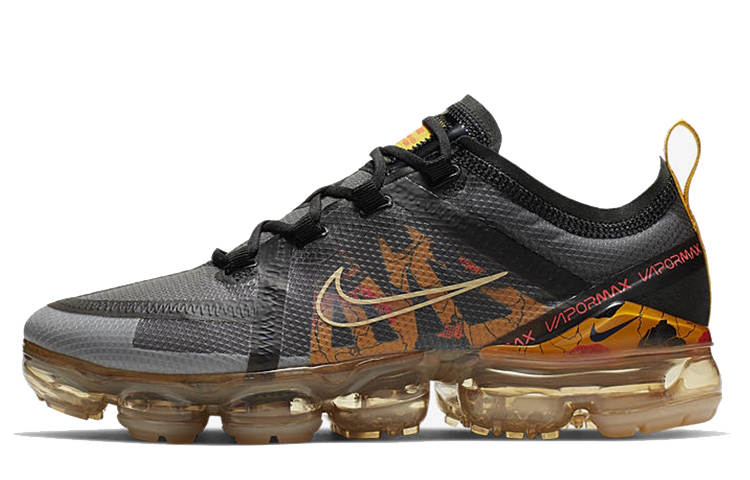 Nike Nike Air VaporMax 2019 Floral Black University Gold Women's