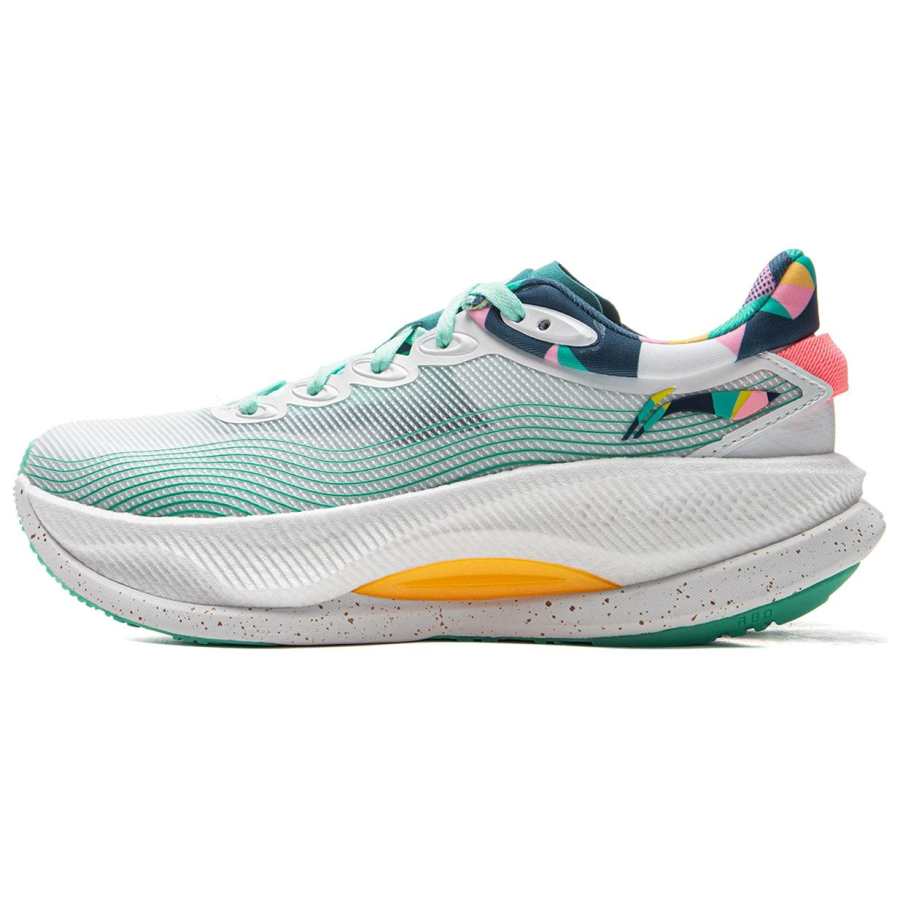 Li-Ning Li Ning Yueying 4 PRO Fabric Cushioning Slip Resistant Abrasion Resistant Support Rebound Low top Running Shoes Women's