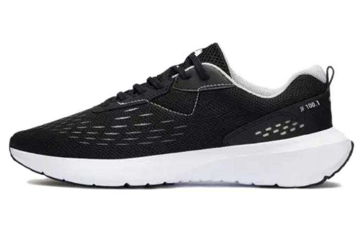 DECATHLON JF100.1 Cushioning Abrasion Resistant Breathable Low top Running Shoes Men's Black White