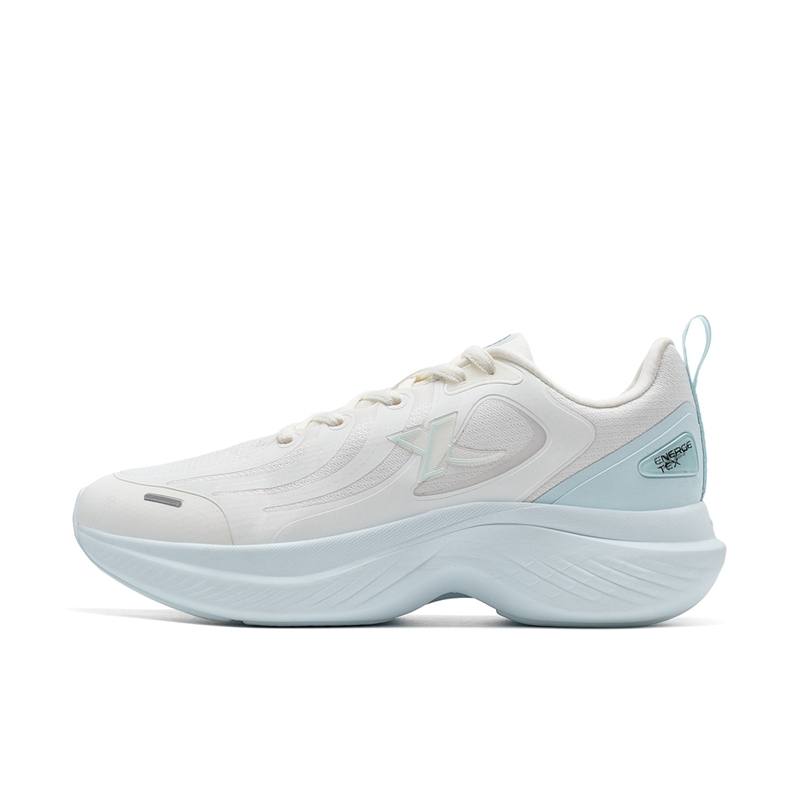 XTEP Slip Resistant Cushioning Low top Casual Running Shoes Women's White Blue