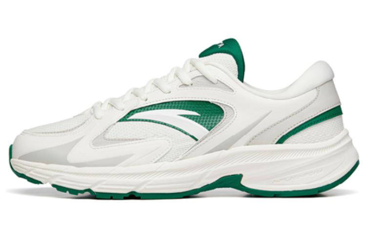 Anta AT952 Vintage Breathable Low top Sports Casual Shoes Men's White Green Gray