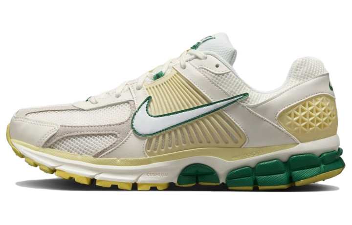 Nike Nike Zoom Vomero 5 Low top Casual Training City Commuting Running Shoes Men's Beige Yellow Green
