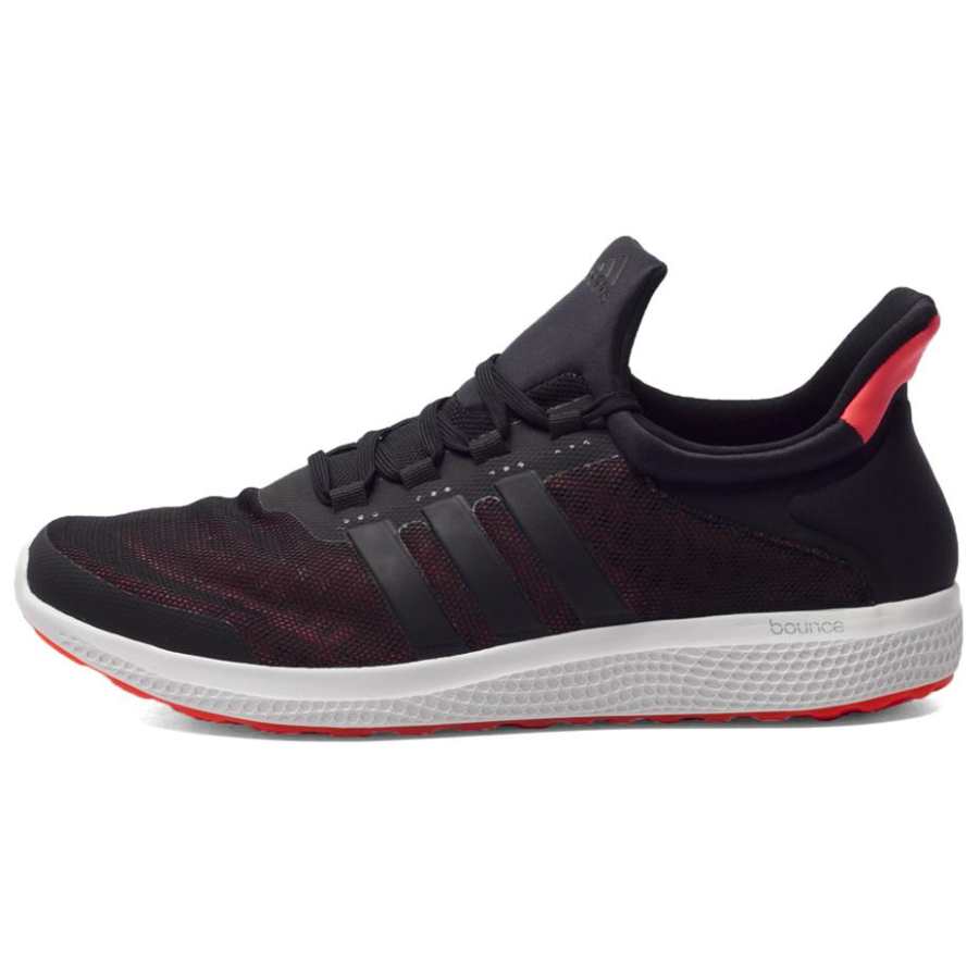 Adidas Adidas Bounce Soft And Comfortable Abrasion Resistant Low top Running Shoes Men's Black