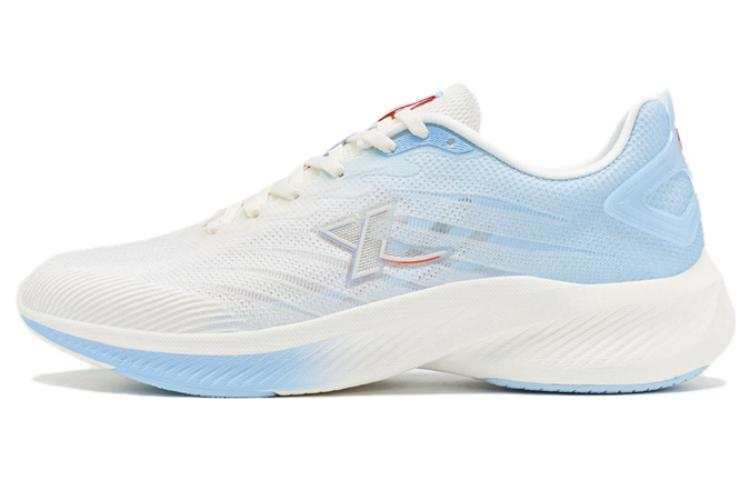 XTEP Lightweight 7.0 Classic And Versatile Cushioning Abrasion Resistant Rebound Low top Running Shoes Men's White Blue