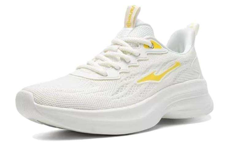 Erke Cushioning Abrasion Resistant Cushioning, Wear Resistant Low top Running Shoes Women's White