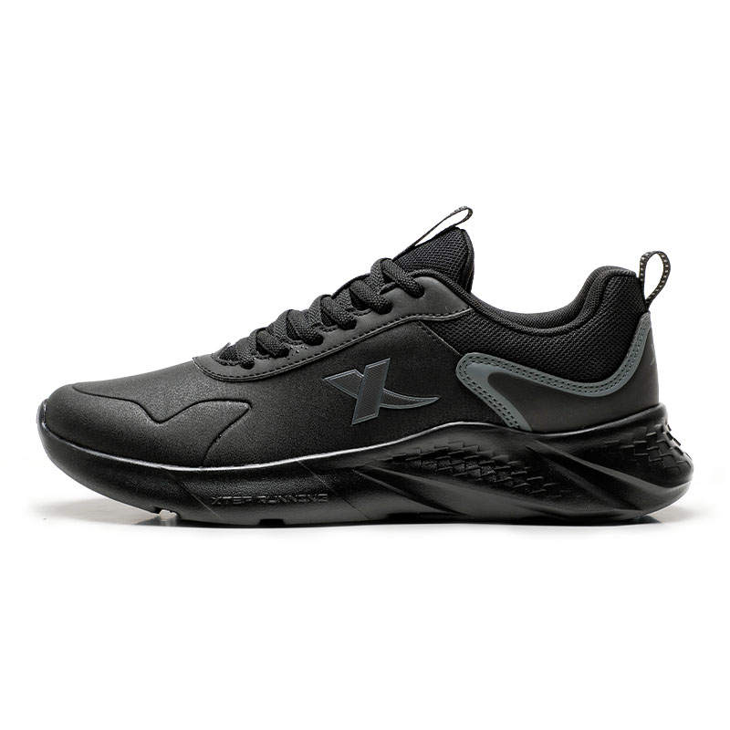 XTEP XTEP Low Top Running Shoes Men's Black/Charcoal Gray