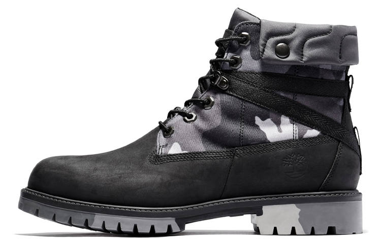 Timberland Heritage EK+ 6 Inch Waterproof Wide Fit Boot 'Grey Camouflage'