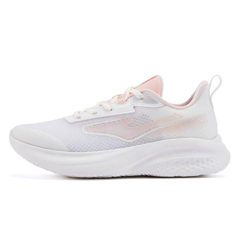 Erke Running Shoes Women's Low Top Microcrystal White/Color Powder