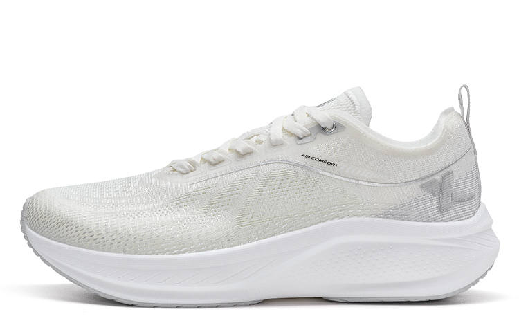 XTEP Light Wing 2.0 Comfortable Slip Resistant Slip Resistant Low top Training Running Shoes Women's Sail White Silver