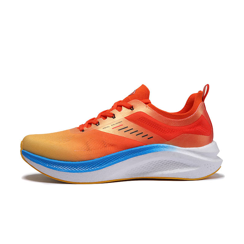 SALAMAN Cushioning Slip Resistant Abrasion Resistant Low top Carbon Plate Marathon Running Shoes Unisex