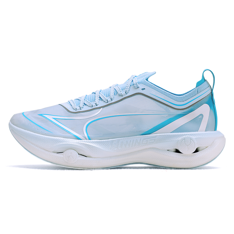 HEALTH Lightweight Cushioning Full Length Carbon Plate Racing Running Shoes Unisex Mirror Blue