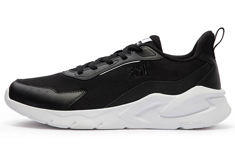 361° Blade 2.0 Cushioning Slip Resistant Abrasion Resistant Low top Running Shoes Men's Black White