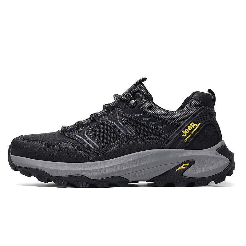 Jeep Cow Split Leather Low top Mountaineering Shoes Men's