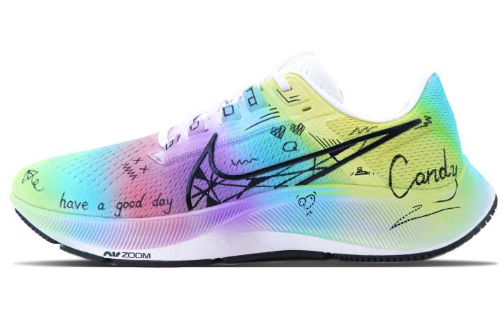Nike Nike Pegasus 38 Cushioning Slip Resistant Abrasion Resistant Low top Casual Running Shoes Men's Multicolor