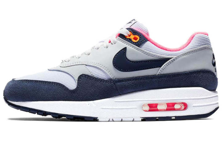 Nike Nike Air Max 1 Pure Platinum Midnight Navy Racer Pink Women's