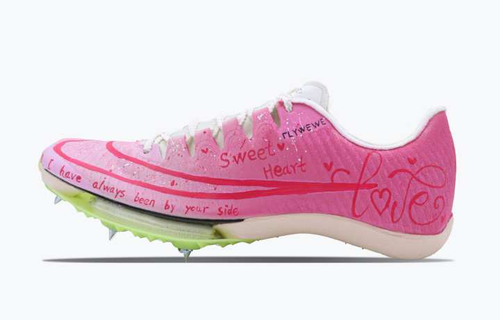 Nike Nike Air Zoom Maxfly Cushioning Low top Sprint Running Shoes Unisex Pink