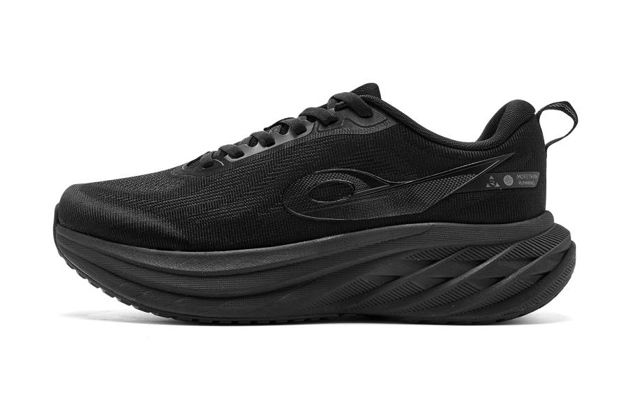 QIAODAN DS2 Fabric Low top Super Light Q COZY SOFT Casual Training Long Distance Running Shoes Men's Black Gray