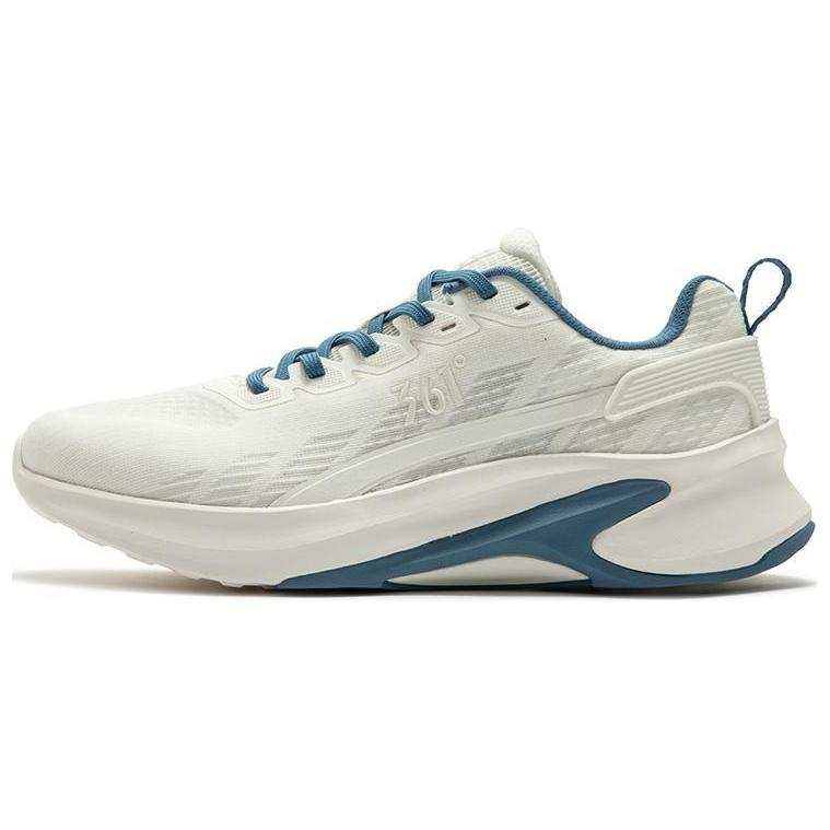 361° Cushioning Breathable Lightweight Rebound Low top Running Shoes Men's White Blue