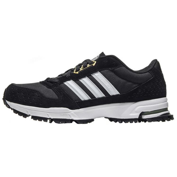 Adidas Adidas Marathon 10 Slip Resistant Abrasion Resistant Low top Casual Running Shoes Men's Black