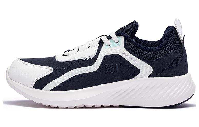 361° Casual Slip Resistant Abrasion Resistant Low top Running Shoes Women's Black Blue White