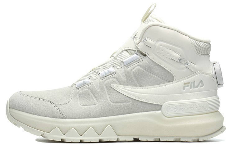FILA LYNX TERRAIN BOA Cushioning Abrasion Resistant Cushioning, Wear Resistant Mid top Running Shoes Women's White