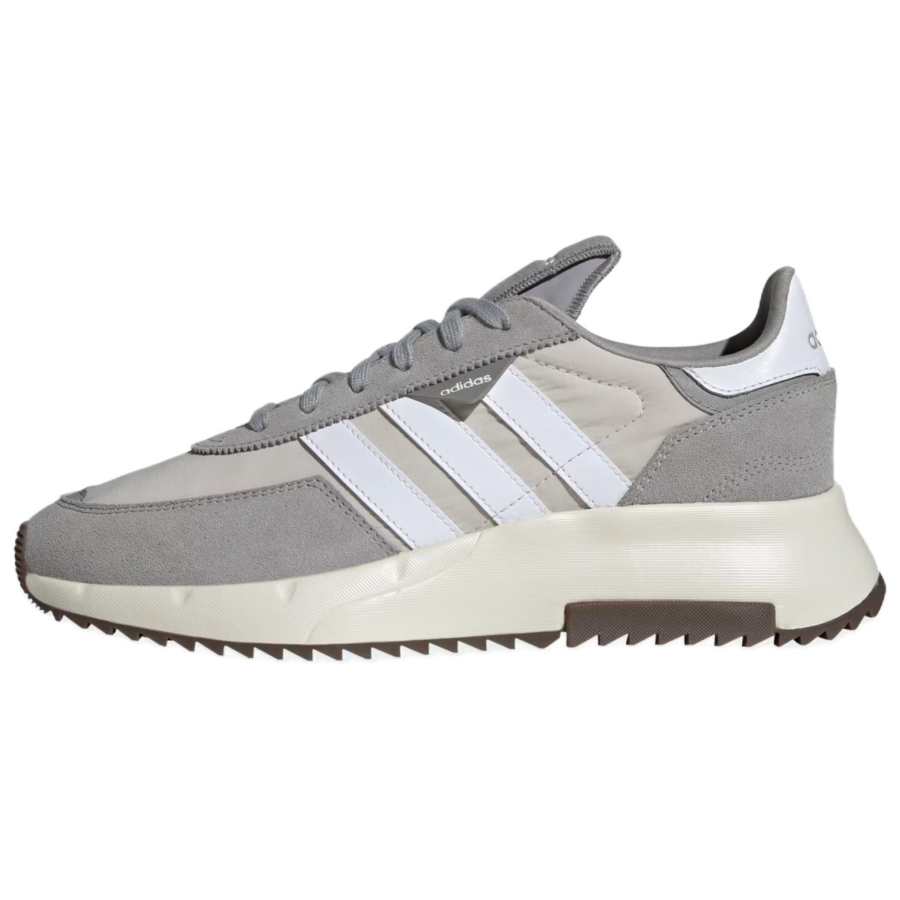Adidas Adidas Retropy F2 Slip Resistant Abrasion Resistant Low top Casual Shoes Unisex Gray White