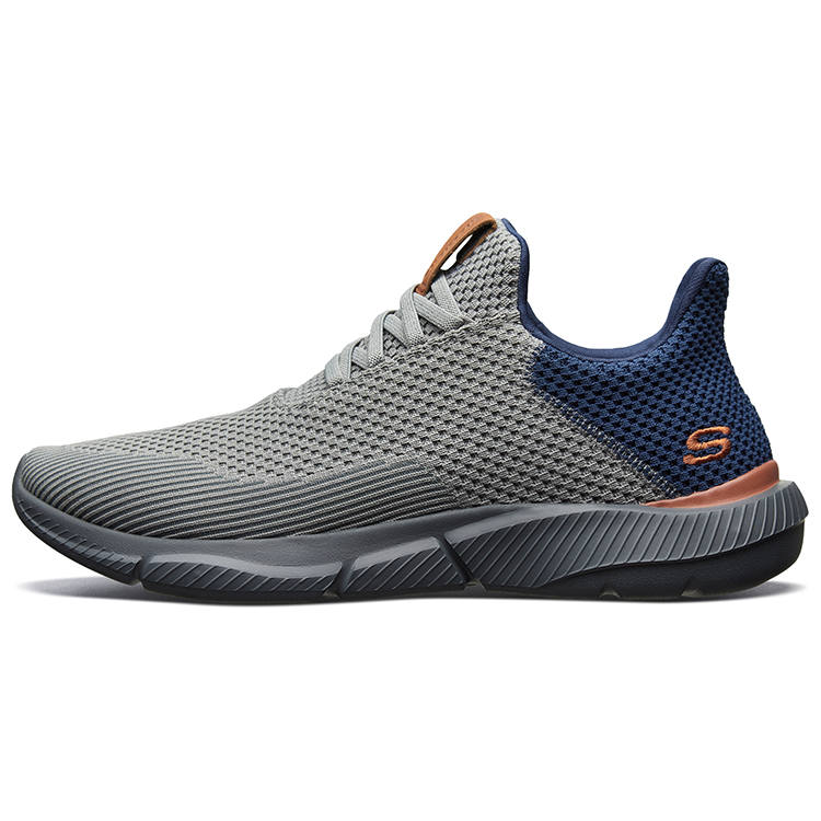 Skechers Ingram Mesh Low top Running Shoes Men's Gray Blue