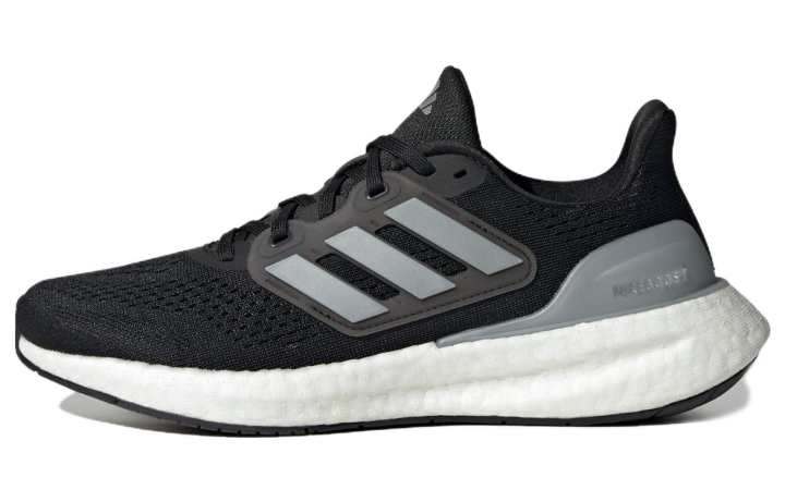 Adidas Adidas PureBoost 23 Wide 'Black Silver Metallic' Women's