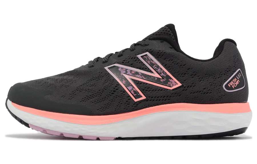 New Balance New Balance Fresh Foam 680v7 Wide 'Black Pink' Women's