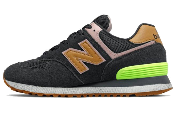 New Balance New Balance NB 574 Running Shoes Women's Low Top Black/Yellow/Pink/Gray/White