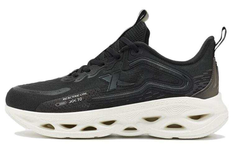 XTEP Shock Absorption Spinning 10.0 Anti-Slip And Wear-Resistant Breathable Low-Top Running Shoes Women's Black