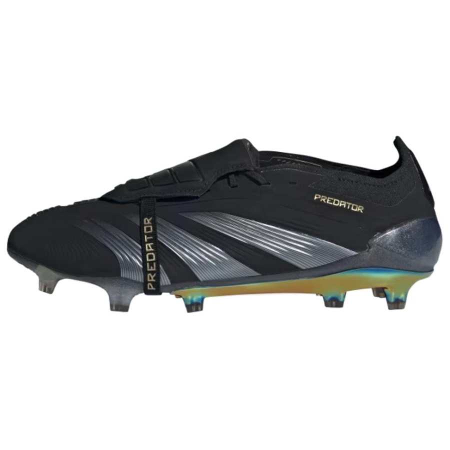 Adidas Adidas PREDATOR ELITE Slip Resistant Abrasion Resistant Slip Resistant Abrasion Resistant Soccer Shoes Unisex Black