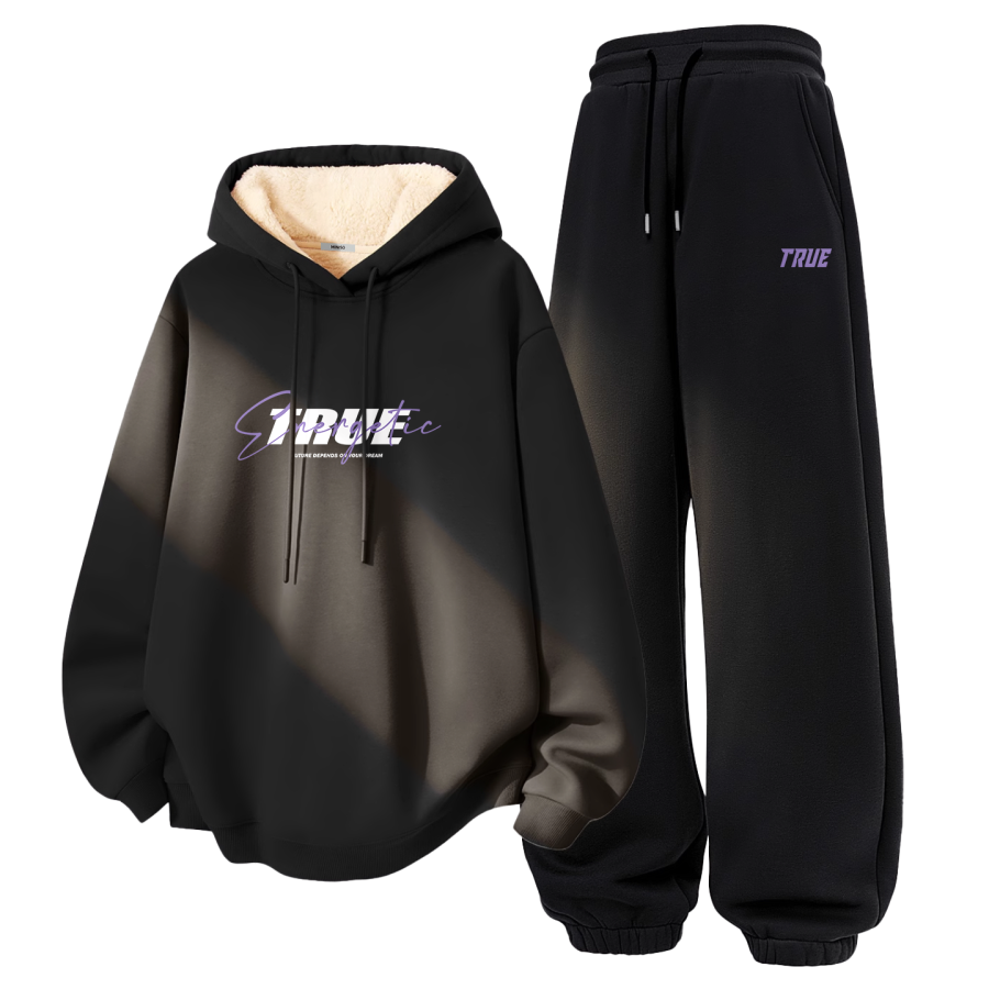 MINISO MINISO Winter Style Sweatshirt Set Unisex 2 Pack