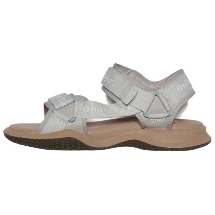 Onitsuka Tiger Ohbori Strap Beach Sandals Unisex Gray