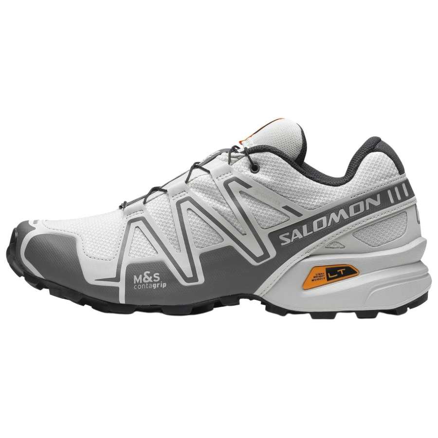 SALOMON Speedcross 3 Low top Casual Trail Running Marathon Racing Running Shoes Unisex White Gray