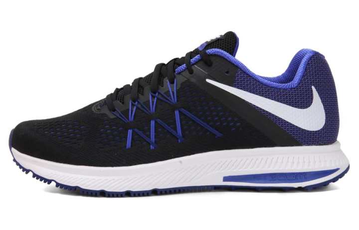 Nike Nike Cushioning, Wear Resistant Low top Running Shoes Men's White Purple