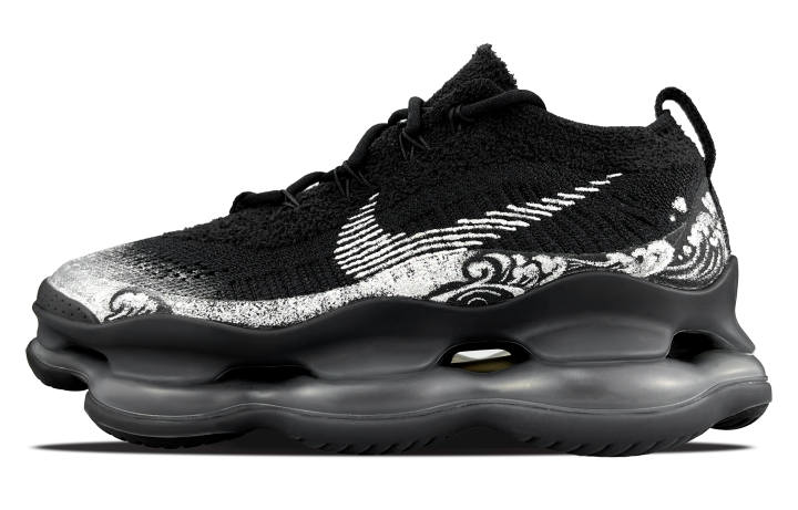 Nike Nike Air Max Scorpion Low top Casual Running Shoes Women's Silver Black