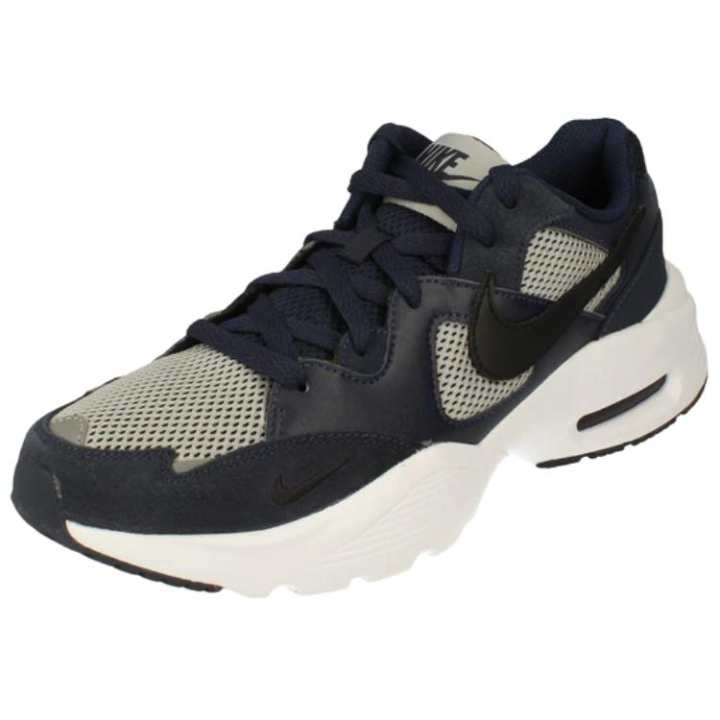 Nike Nike Air Max Fusion Abrasion Resistant Low top Running Shoes Men's Black Gray