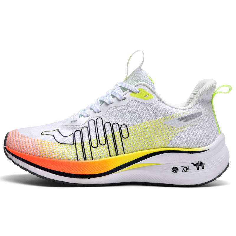 LINGHANGLUOTUO Breathable Coverage Rebound Low top Running Shoes Men's