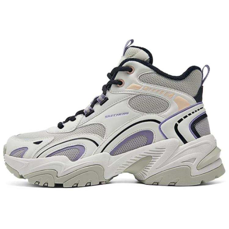 Skechers Sports Life Collection High top Casual Shoes Women's White Gray
