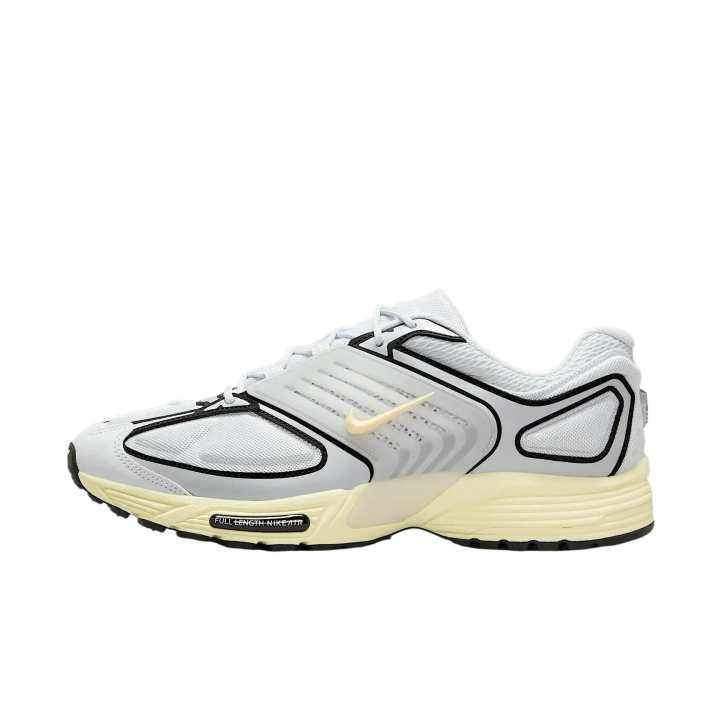 Nike Nike Air Pegasus Wave Textile, Leather Abrasion Resistant Low top Training Running Shoes Men's White Gray